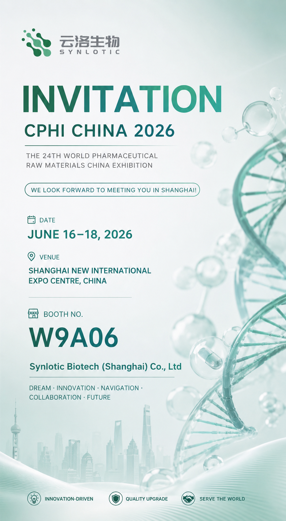 Připojte se k Synlotic Biotech na CPHI China 2026